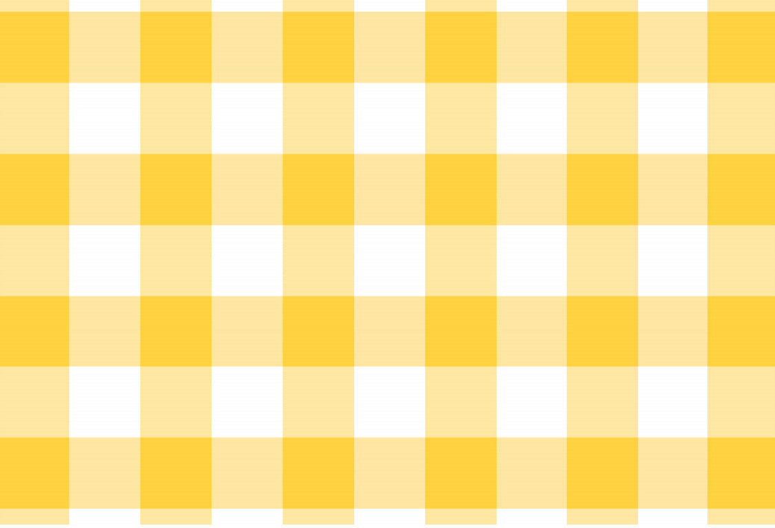 Gingham Yellow - Placemat