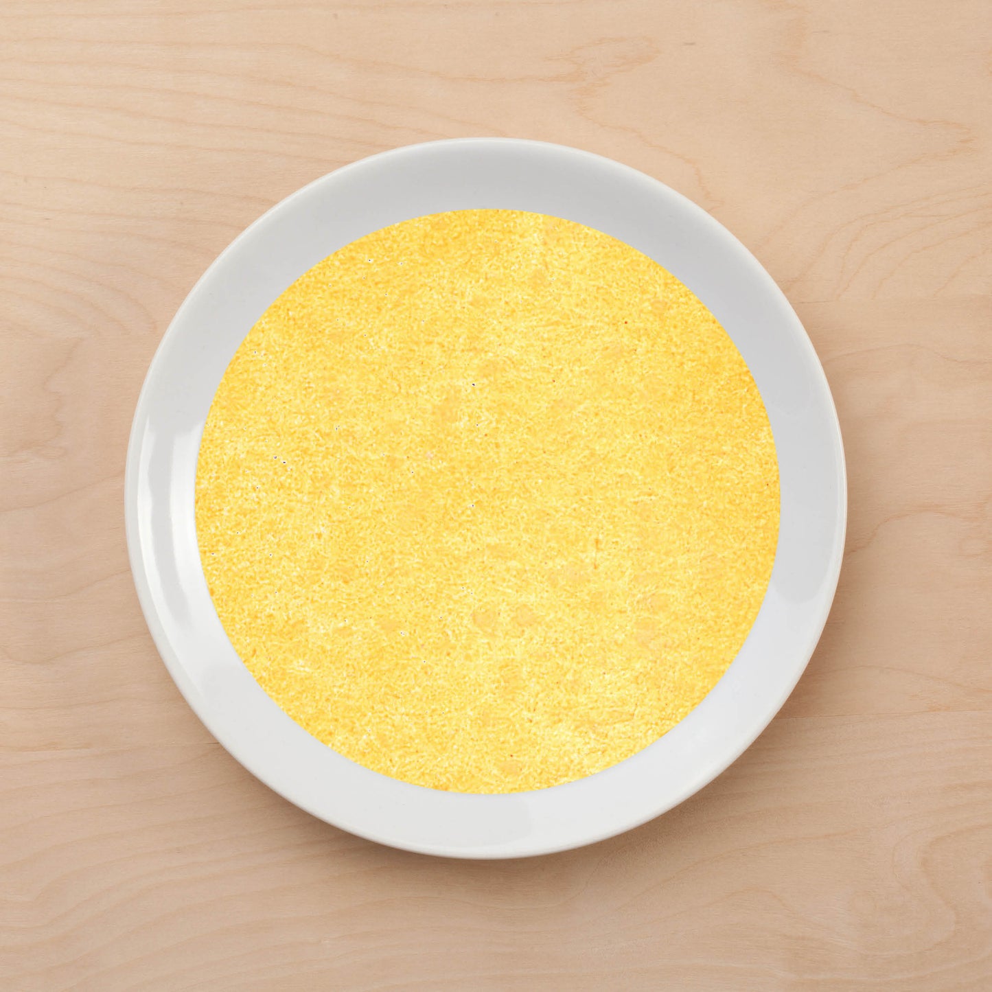 Watercolor Yellow Plate Accent