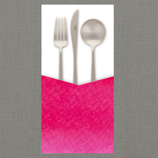 Watercolor Fuschia - Cutlery Pouch