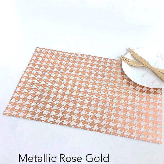 Foil Houndstooth - Placemat