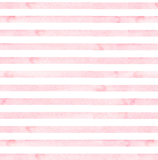 Watercolor Stripe Pink Charger - (SQUARE)