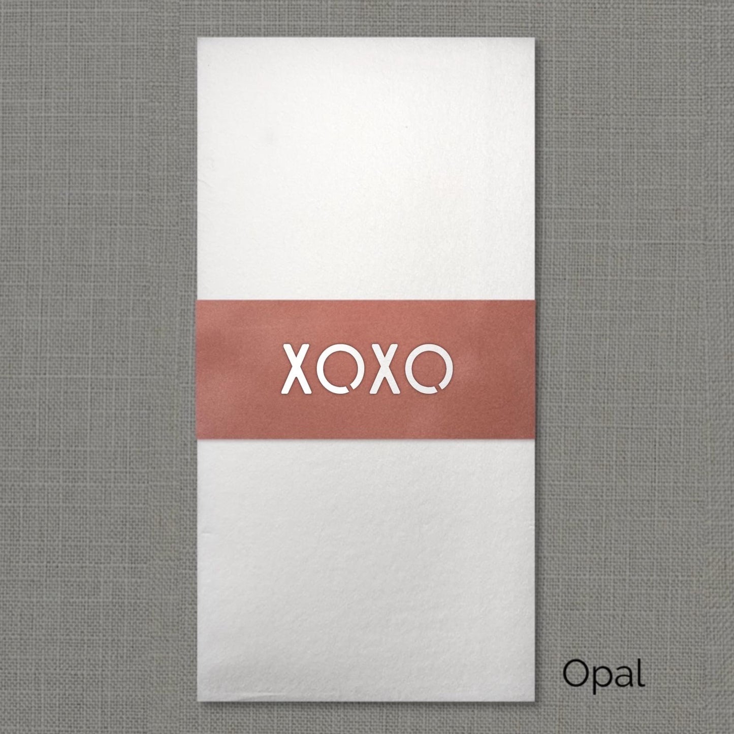 XOXO Velvet Napkin Wrap
