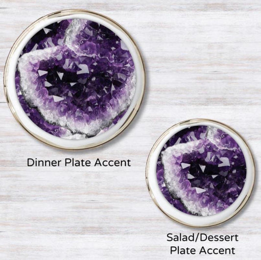 Amethysta Plate Accent