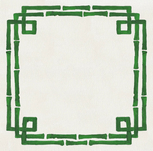 Bamboo Green Charger - (SQUARE)