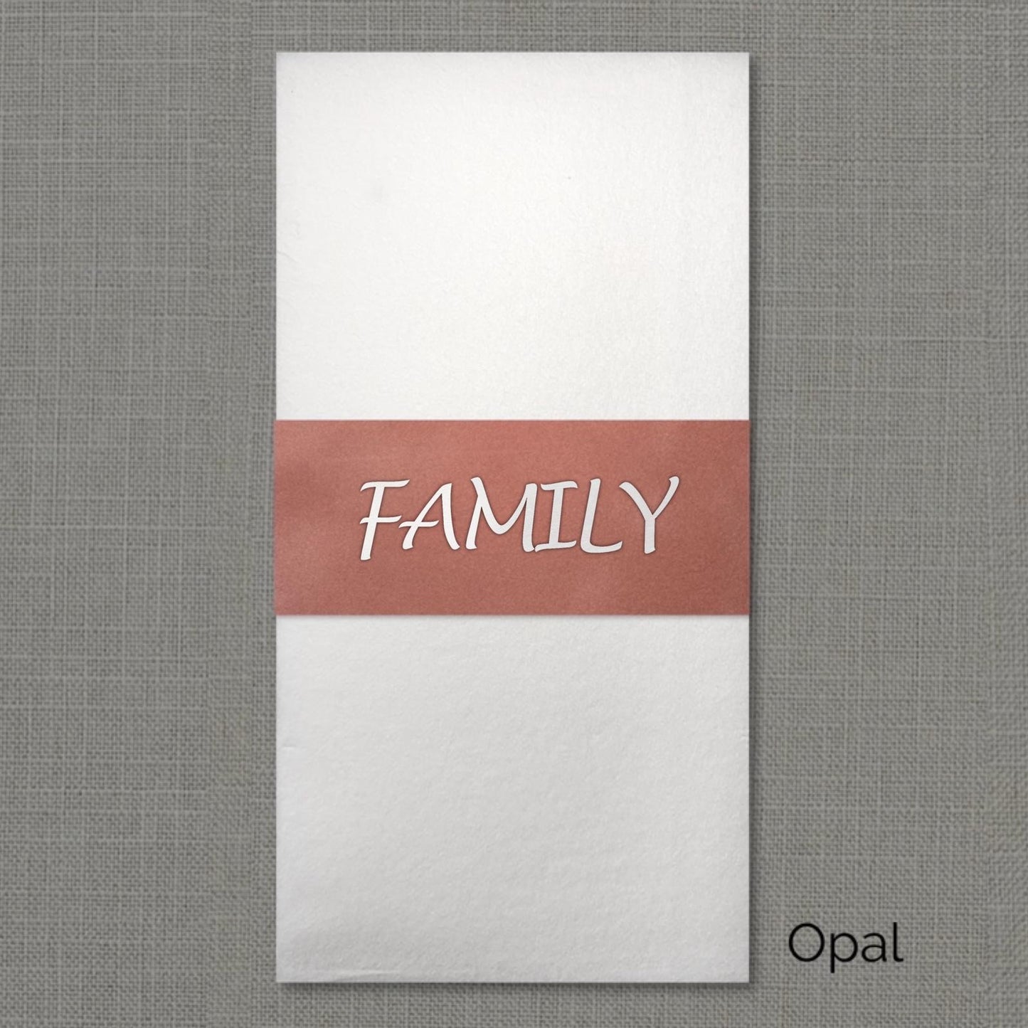 Family Velvet Napkin Wrap