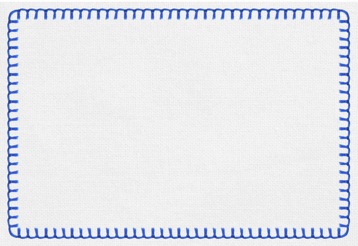 Stitched Royal Blue - Placemat