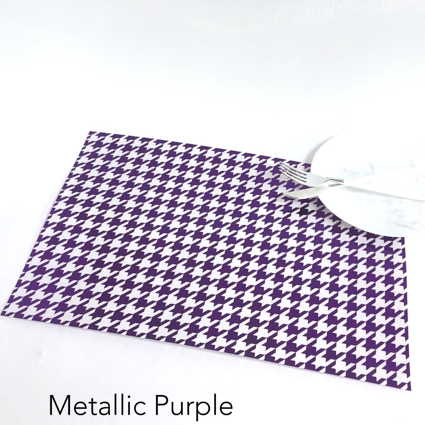 Foil Houndstooth - Placemat
