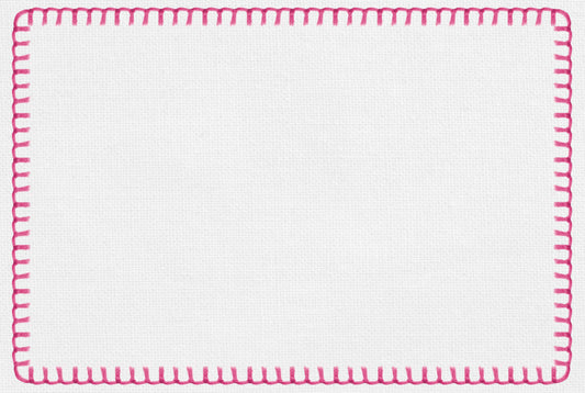 Stitched Pink - Placemat