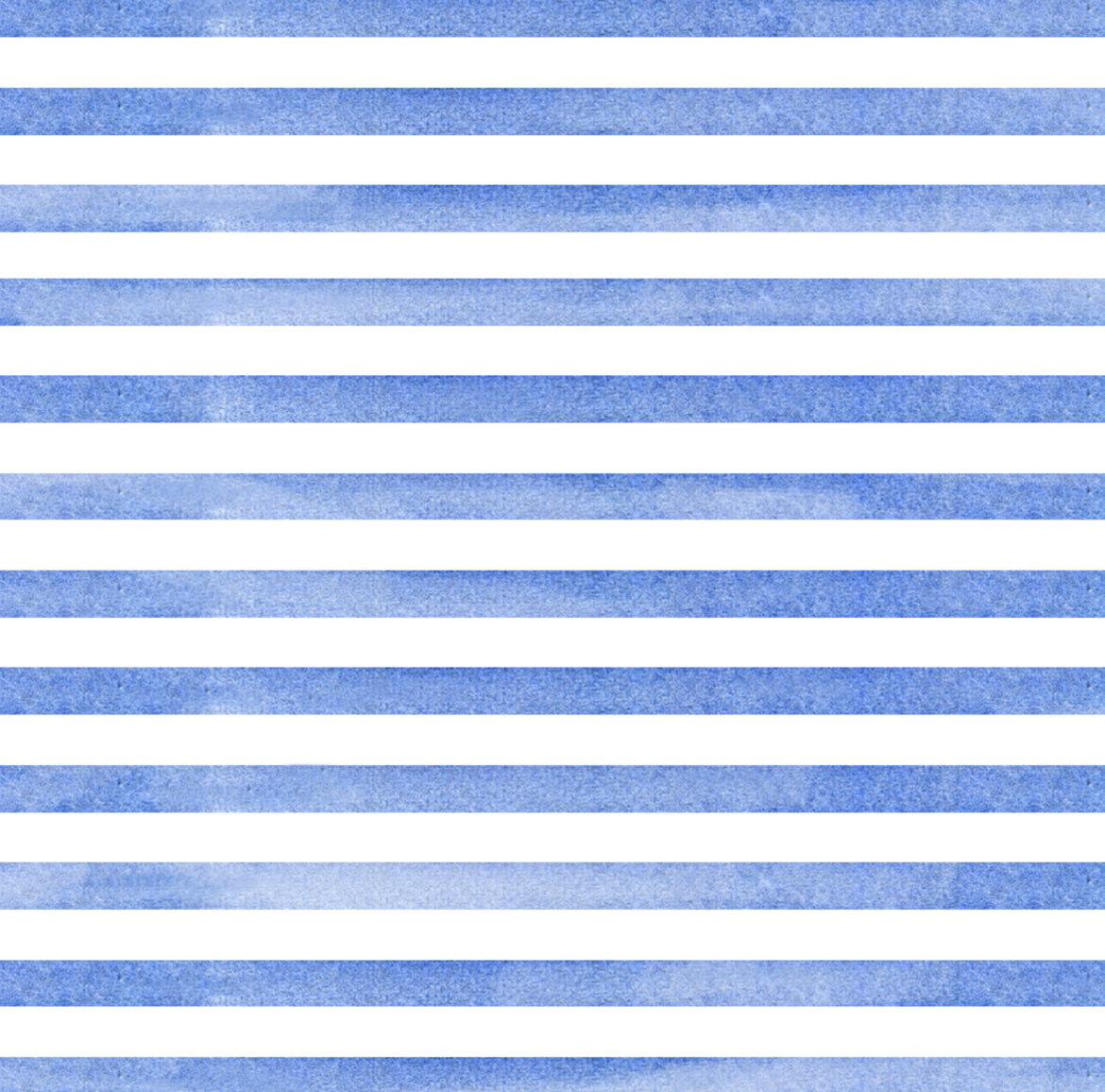 Watercolor Stripe Blue Charger - (SQUARE)