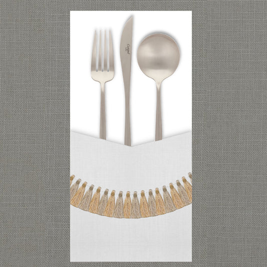 Tassels Gold - Cutlery Pouch
