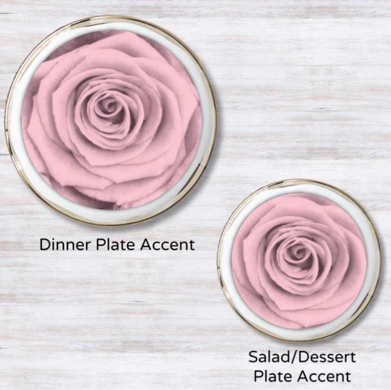 Blush Blossom  Plate Accent