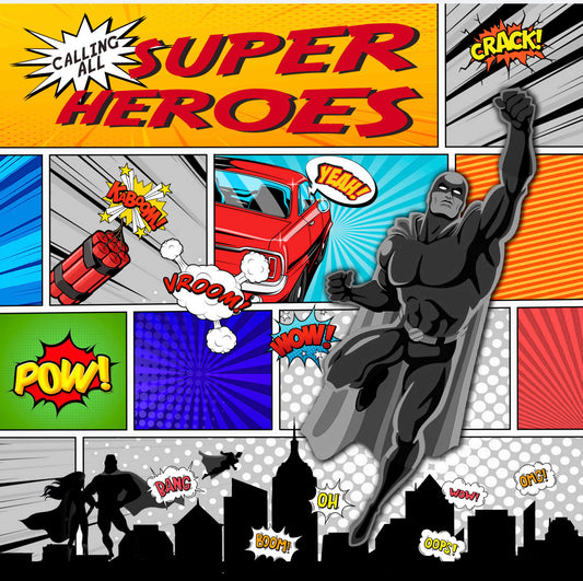 Calling all Superheroes Charger - (SQUARE)