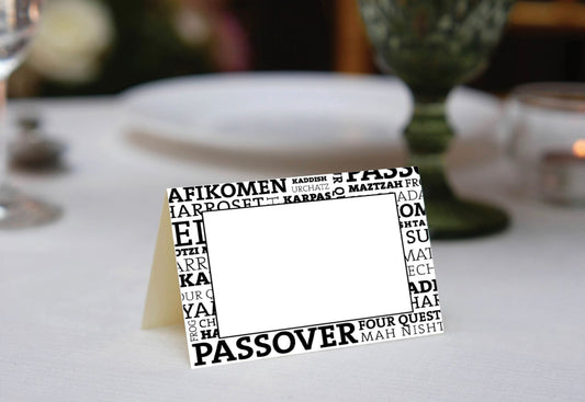 Passover Print Place Cards