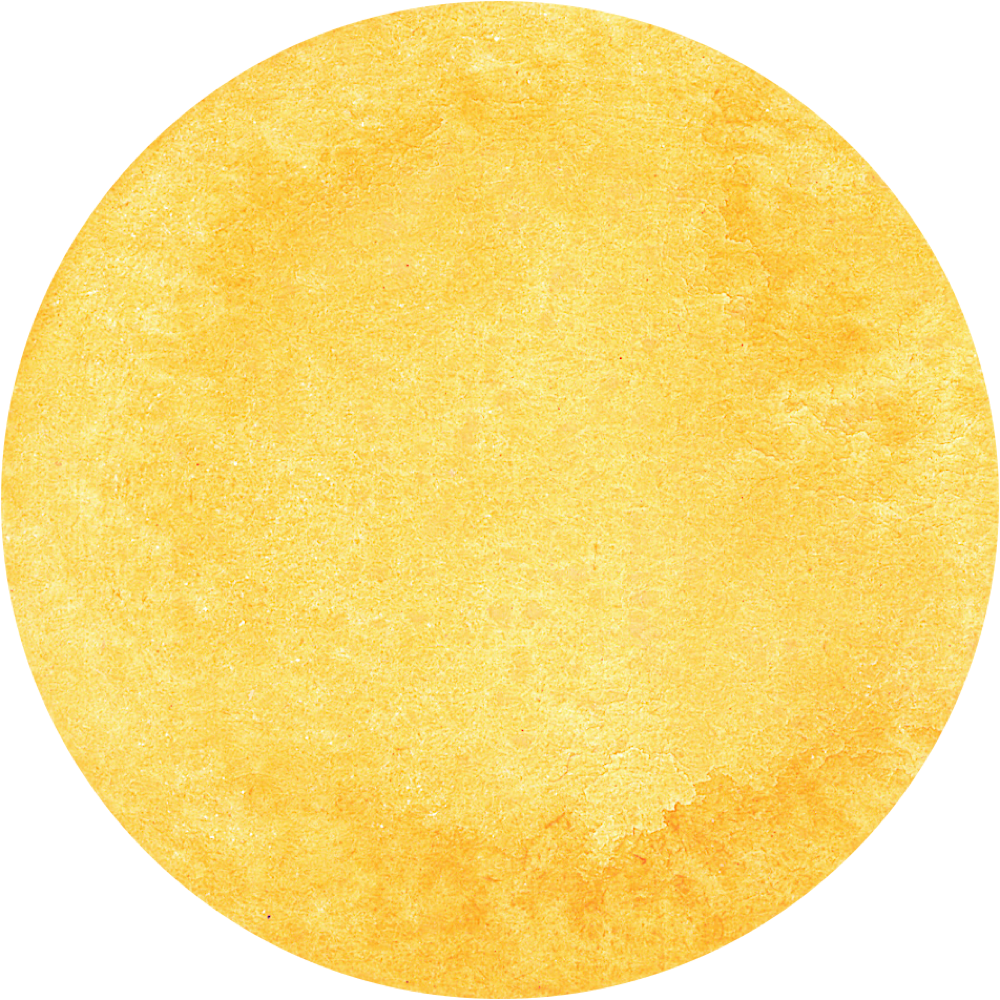 Watercolor Circle Yellow