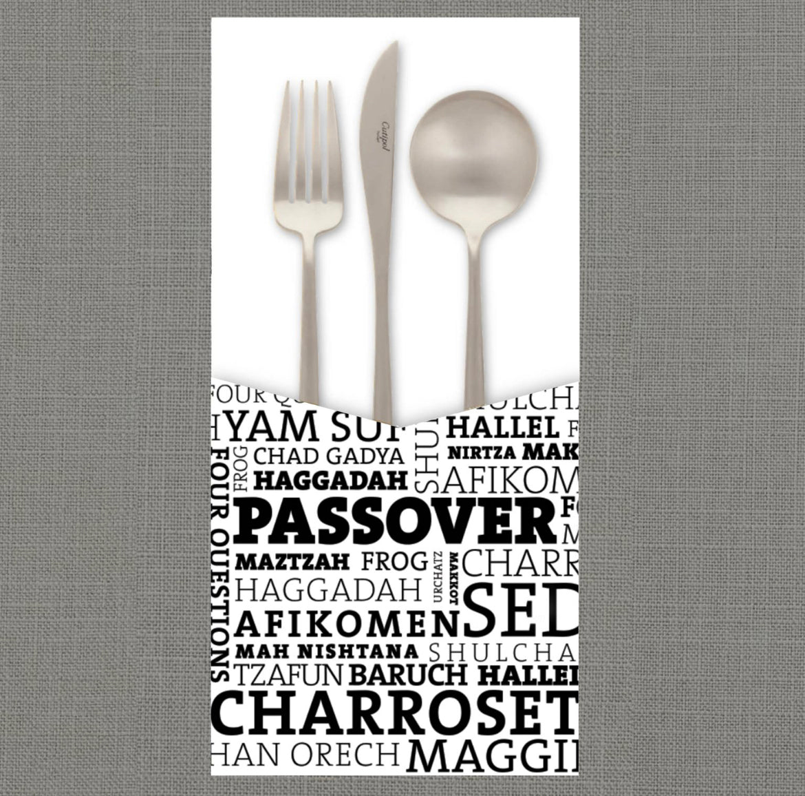 Passover Print - Cutlery Pouch