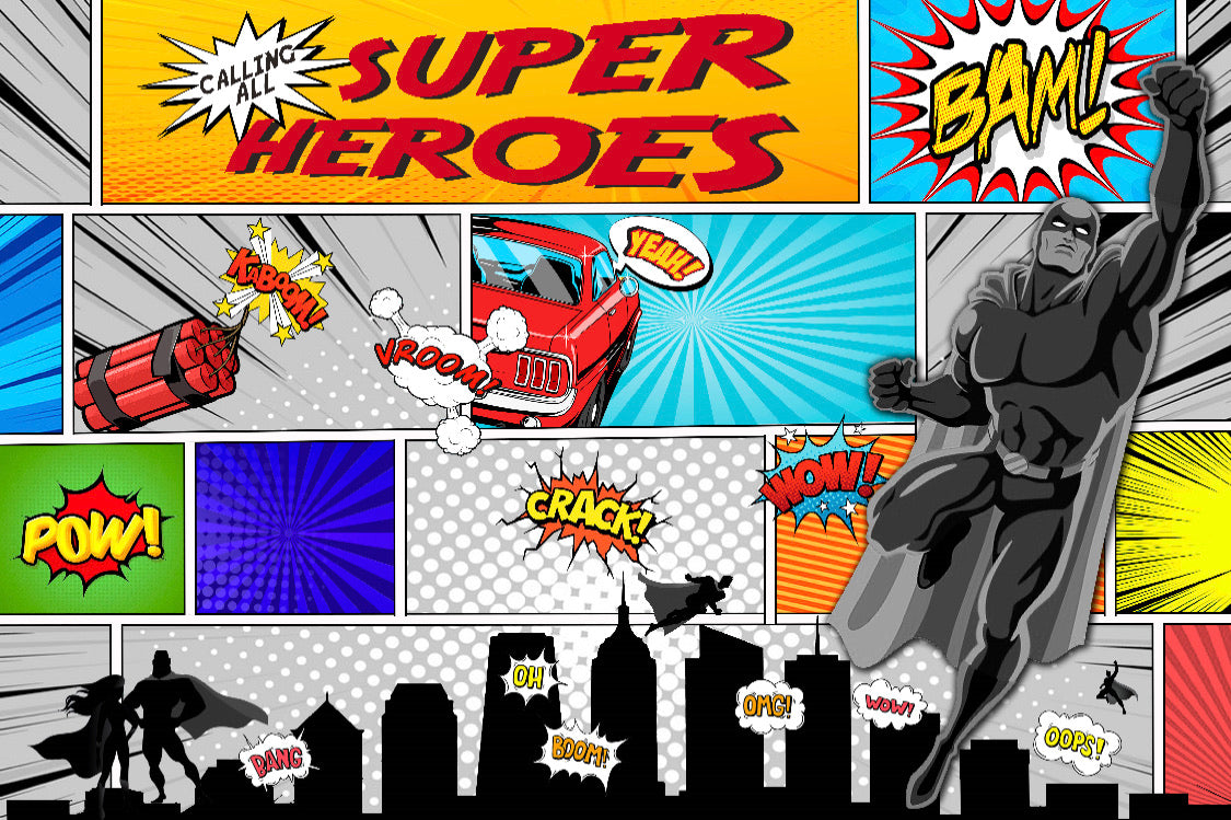 Calling all Superheroes - Placemat