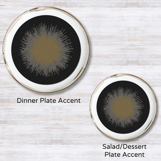 Burst Midnight Plate Accent