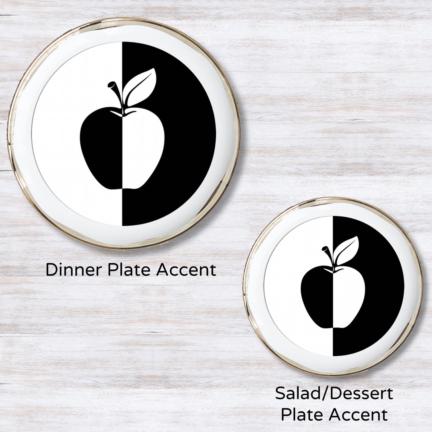 Mondrian Apples Plate Accent