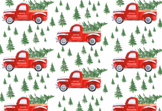 Red Christmas Truck - Placemat